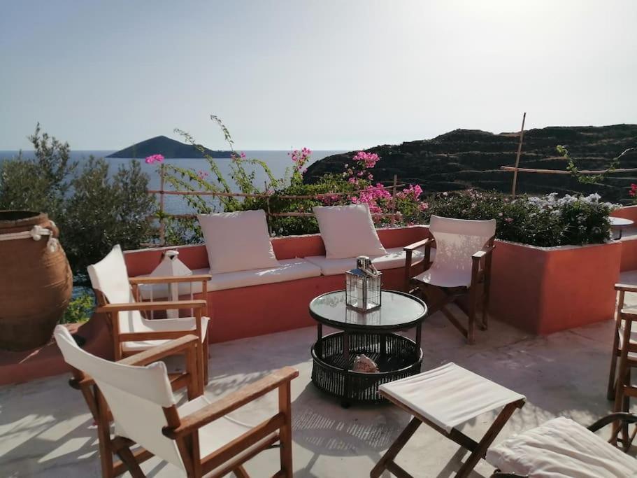 Vromolithos Casa Dei Melograni At Vourlidia Leros 빌라 외부 사진